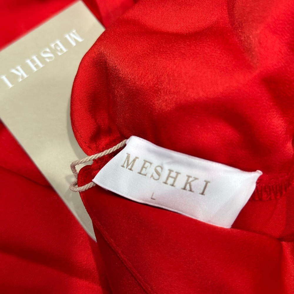 Meshki Red Maxi Dress - Picture 9 of 11